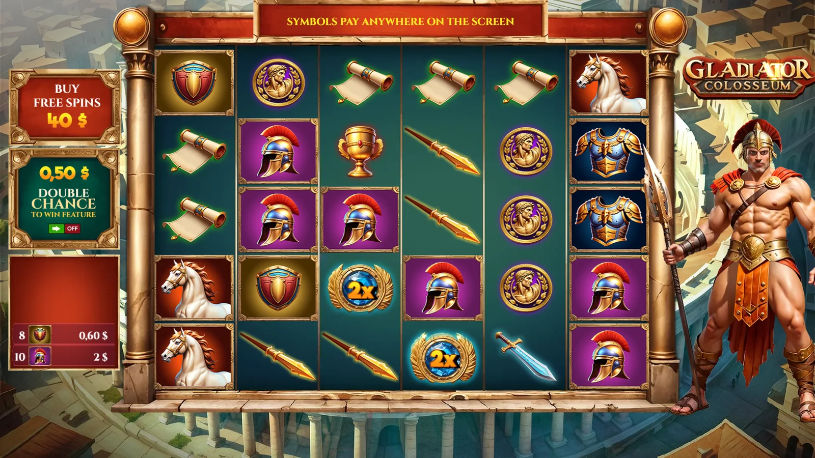 Gladiator Colesseum gameplay screenshot