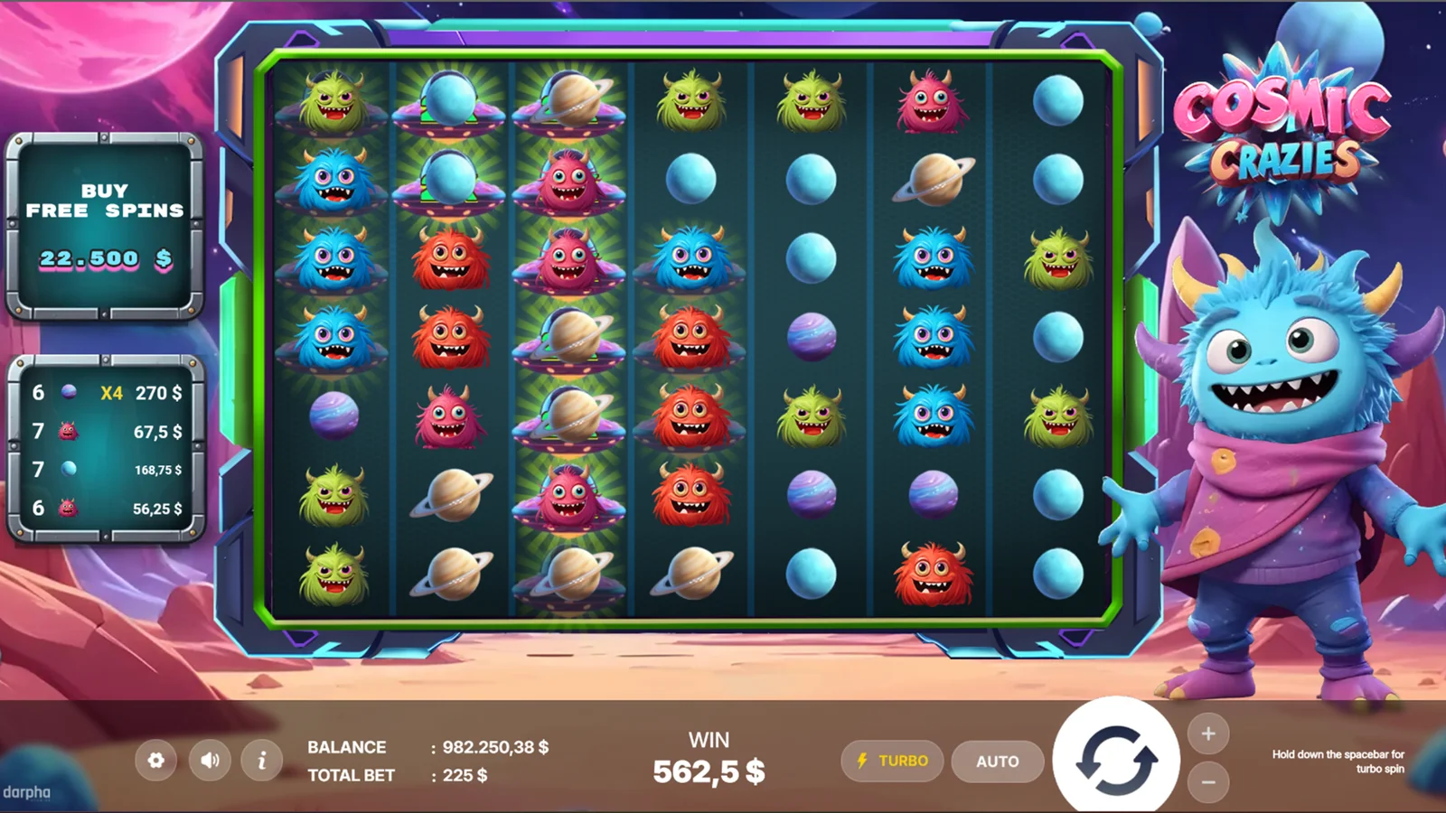 Cosmic Crazies gameplay screenshot