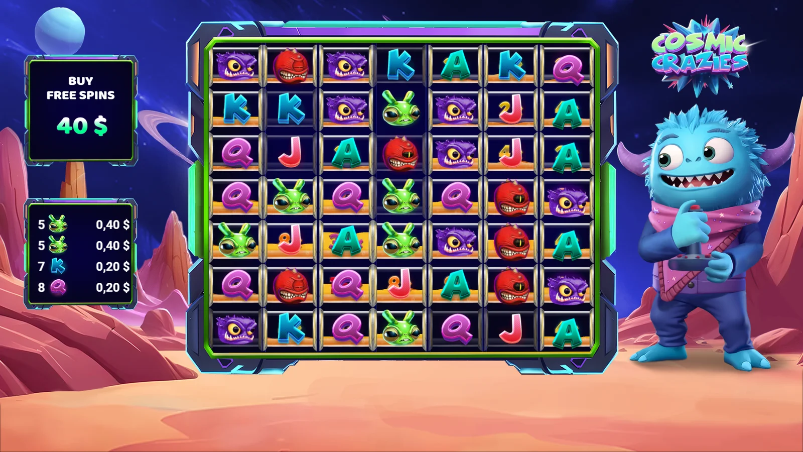 Cosmic Crazies gameplay screenshot