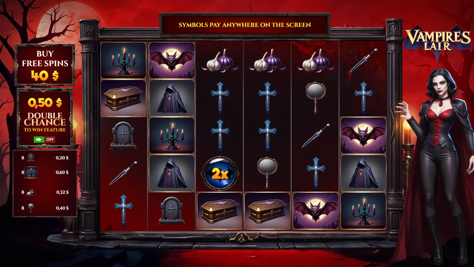 Vampires Lair gameplay screenshot